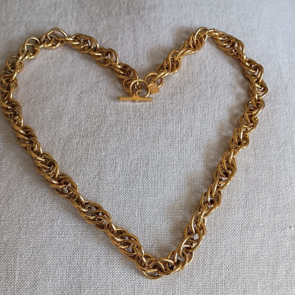 Anne Klein Twisted Gold Necklace